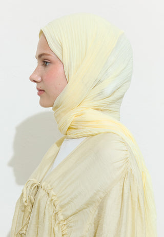 Cotton Linen Hijab Butter