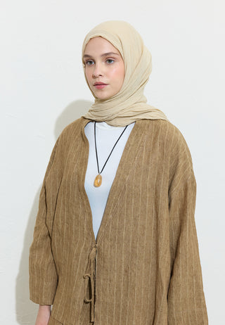 Cotton Linen Hijab Cheesecake