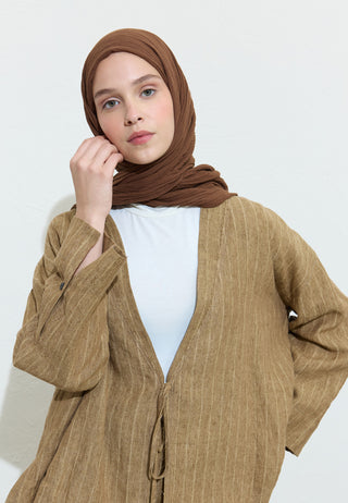 Cotton Linen Hijab Chocolate Chip Cookie