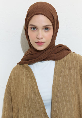 Cotton Linen Hijab Chocolate Chip Cookie