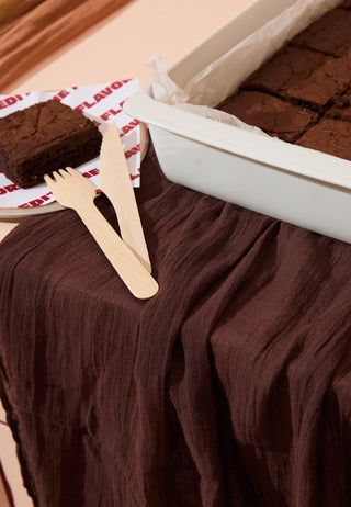 Cotton Linen Hijab Brownie