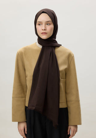 İNCE PAMUK VUAL ŞAL ACI PATLICAN