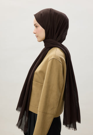 İNCE PAMUK VUAL ŞAL ACI PATLICAN