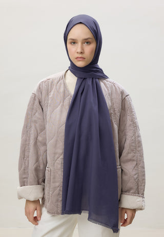 İNCE PAMUK VUAL ŞAL MORCİVERT