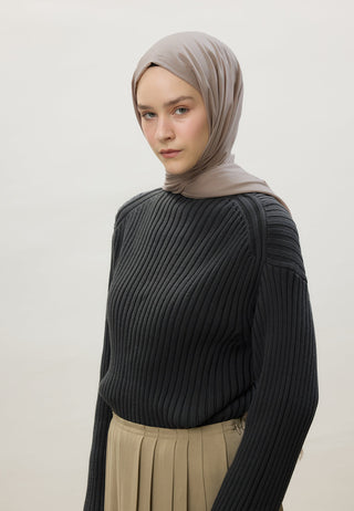 Thin Cotton Voile Hijab Natural Beige