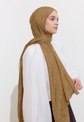 Nori Silky Jacquard Hijab Sahara