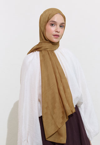 Nori Silky Jacquard Hijab Sahara
