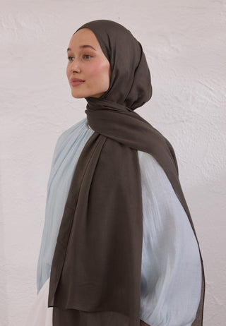 Soft Viscose Hijab Dusty Brown