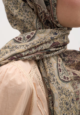 Vanessa Pattern Hijab Beige