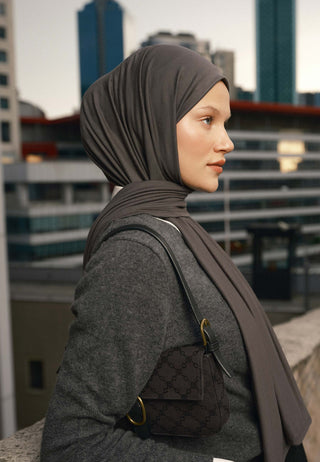 Jersey Hijab Anthracite