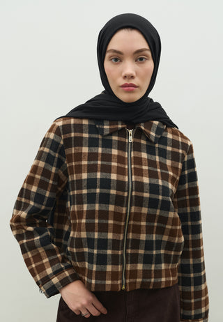 Cashmere Touch Hijab Black