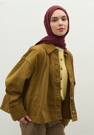 Cashmere Touch Hijab Burgundy