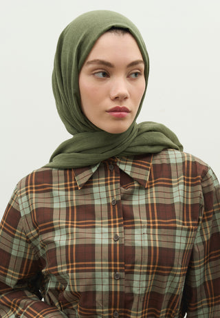 Cashmere Touch Hijab Khaki