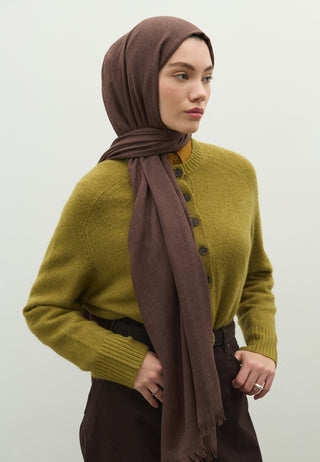 Cashmere Touch Hijab Cocoa