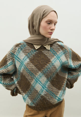 Cashmere Touch Hijab Taupe