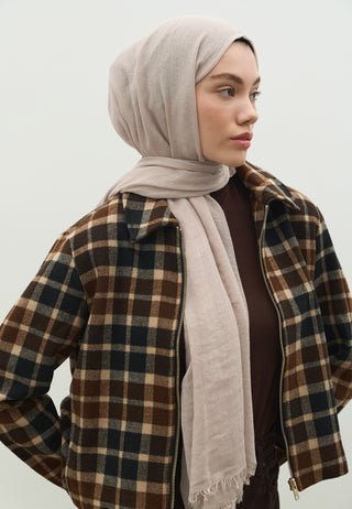 Cashmere Touch Hijab Beige
