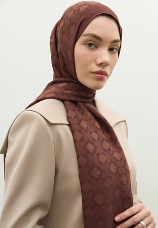 Oslo Jacquard Hijab Tree Bark