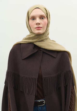 Oslo Jacquard Hijab Taupe