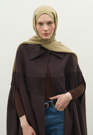 Oslo Jacquard Hijab Taupe