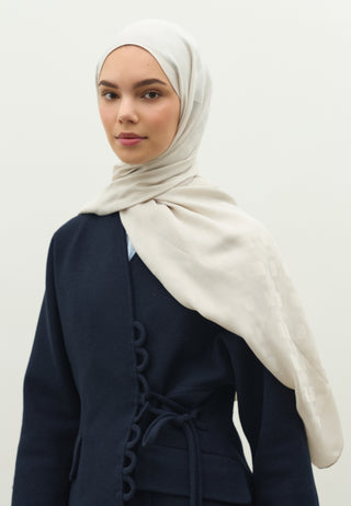 Oslo Jacquard Hijab Stone