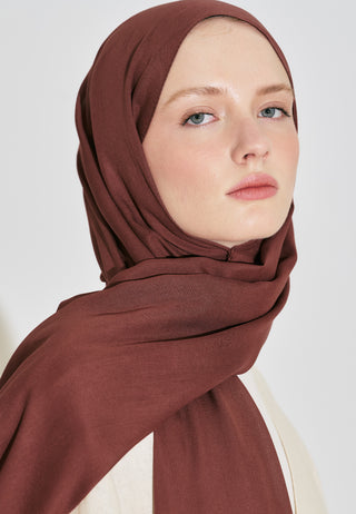 Rami Viscose Hijab Copper