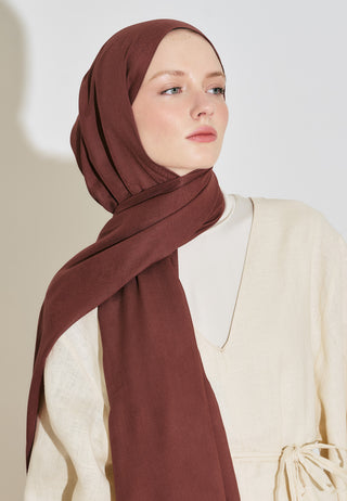 Rami Viscose Hijab Copper