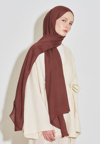 Rami Viscose Hijab Copper
