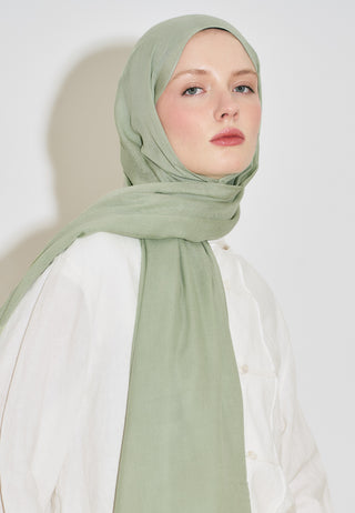 Rami Viscose Hijab Mint