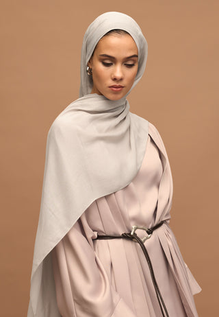 Soft Viscose Hijab Silver
