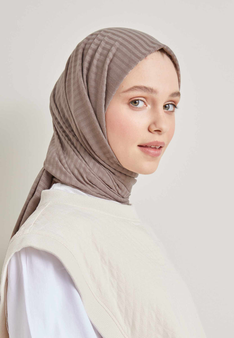 Comfy Combed Cotton Hijab Ash