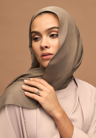 RAMİ VİSKON ŞAL KOYU VİZON