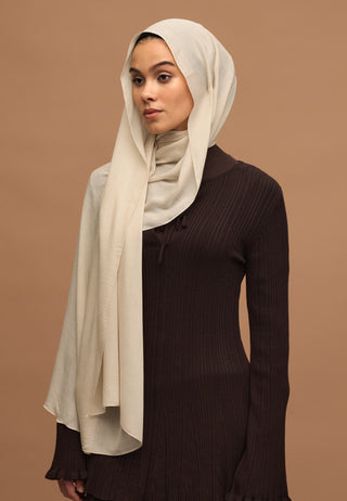 Soft Viscose Hijab Beige