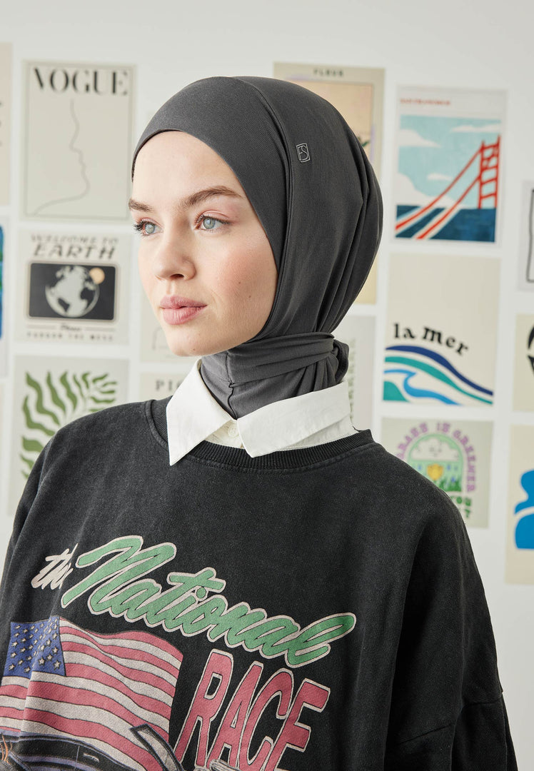 Athletic Hijab Anthracite