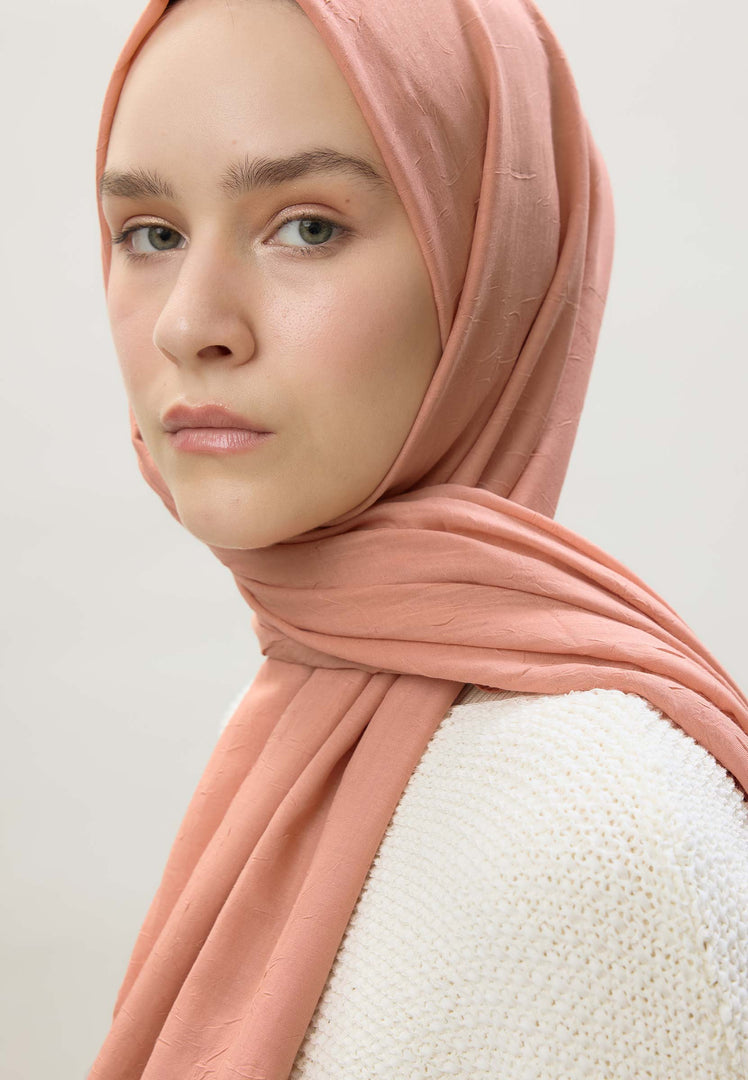 Bamboo Hijab Peach