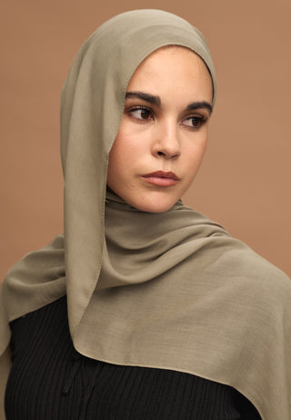 Soft Viscose Hijab Taupe