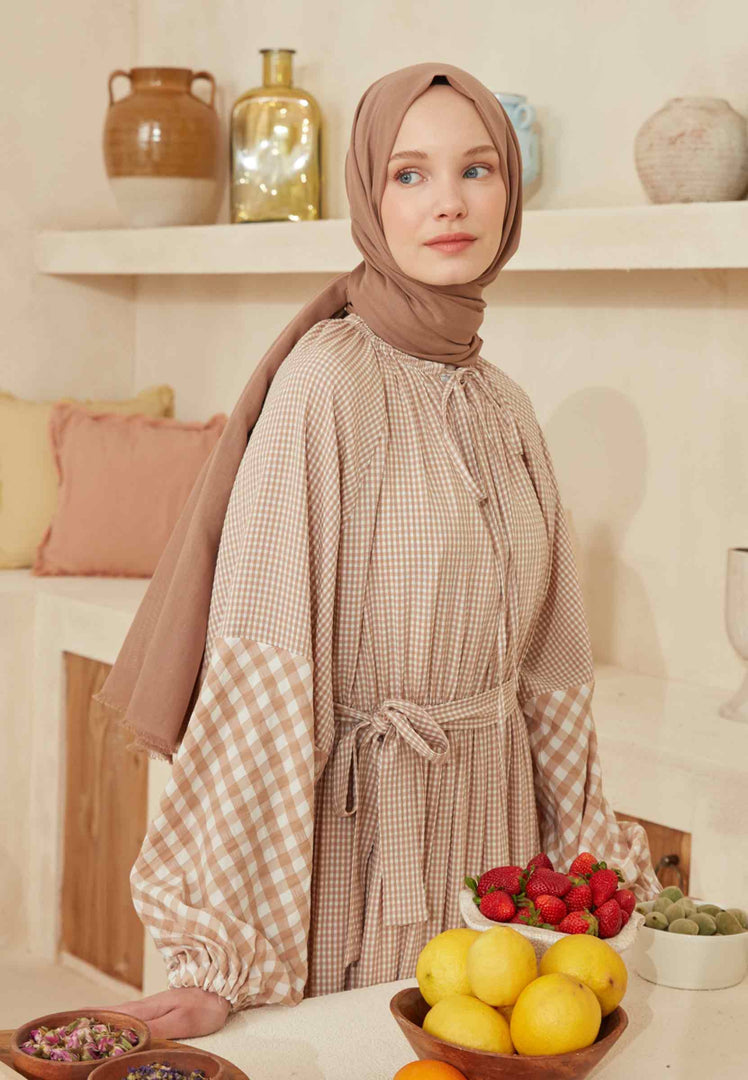 Thin Cotton Voile Hijab Hazelnut