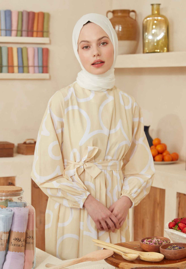 Thin Cotton Voile Hijab White