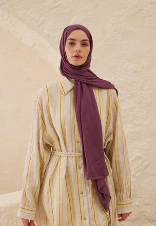 Rami Viscose Hijab Damson