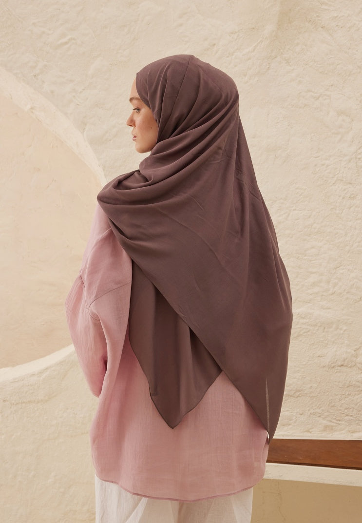 Rami Viscose Hijab Light Purple Pulm