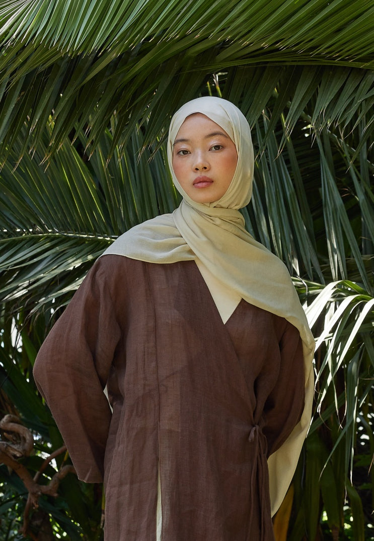 Rami Viscose Hijab Sand