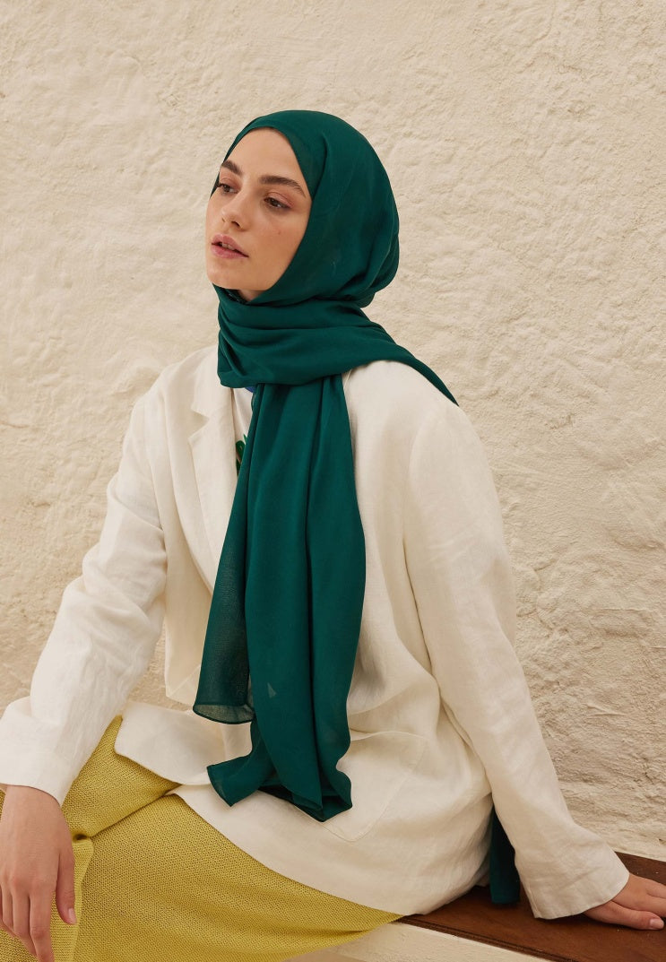 Rami Viscose Hijab Teal
