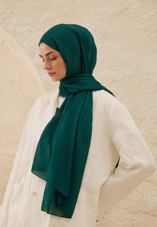 Rami Viscose Hijab Teal