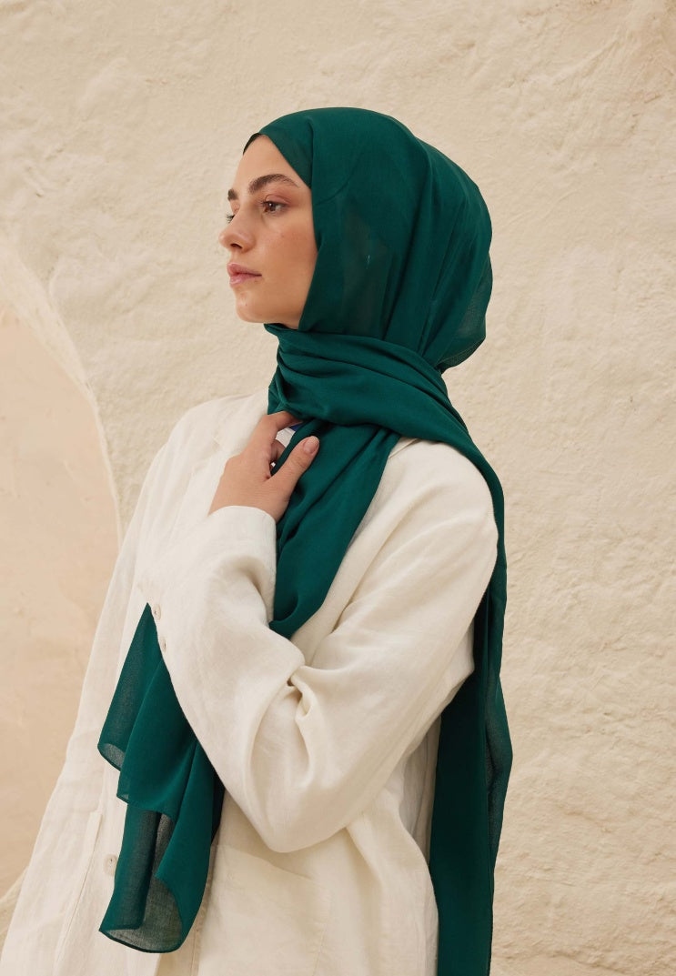 Rami Viscose Hijab Teal