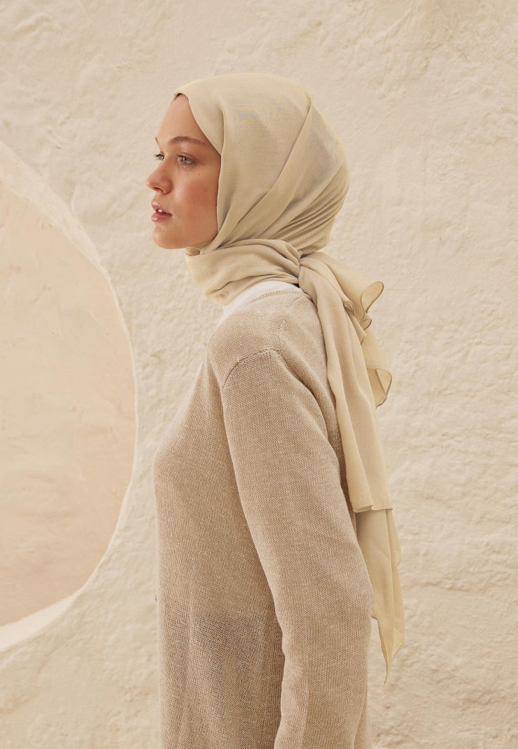 Rami Viscose Hijab Pebble