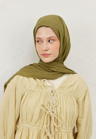 Rami Viscose Hijab Khaki