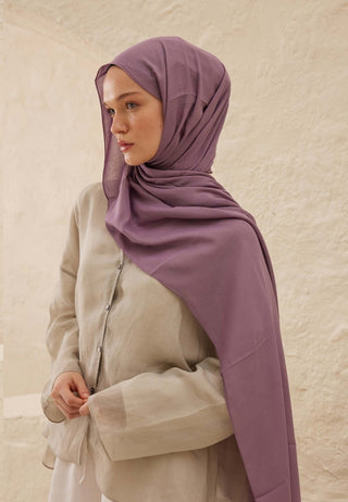 Rami Viscose Hijab Lavender