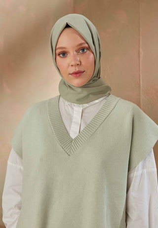 PAMUK VİSKON ŞAL UÇUK YEŞİL