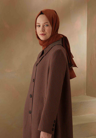 PAMUK VİSKON ŞAL KIZIL BAKIR