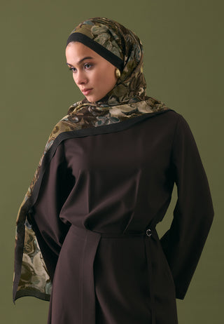 Astra Floss Viscose Hijab Brown