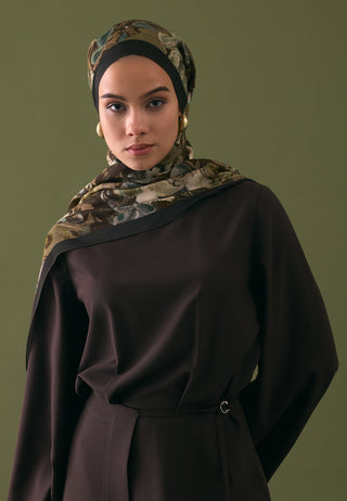 Astra Floss Viscose Hijab Brown
